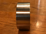 EXTSW 1/2-13 Tapped / Threaded ID x 2" OD x 7/8" Thick 304 Stainless Spacer / Boss