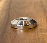 EXTSW BEVELED 1/4” ID x 1" (.990") OD x 1/4" Thick 316 Stainless Washer