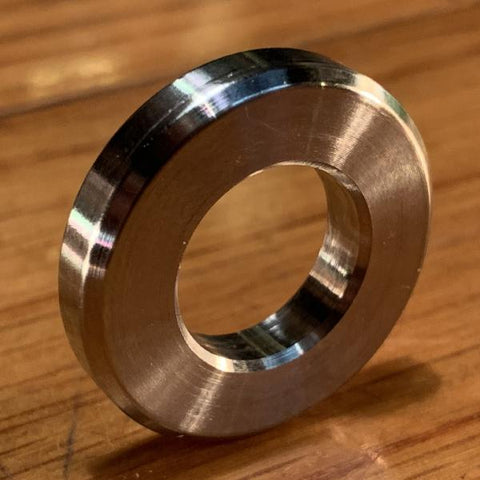 EXTSW BEVELED 14.57 mm ID x 28 mm OD x 5 mm Thick 316 SS Washer
