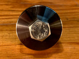 EXTSW  7/16" ID x ( 1 1/2” / 1.490") OD x 1/2" thick 304 Stainless Spacer