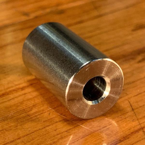 EXTSW 1/4” ID x (5/8”/.615") OD  x 1” Thick 304 Stainless Spacer