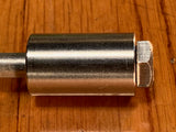 EXTSW 1/4” ID x (5/8”/.615") OD  x 1” Thick 304 Stainless Spacer