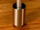 EXTSW 1/4” ID x (5/8”/.615") OD  x 1” Thick 304 Stainless Spacer