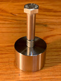 EXTSW 3/8-16 tapped / threaded ID x ( 1 1/2” / 1.490") OD x 1" Thick 304 SS Spacer