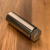EXTSW 7/16" ID x 3/4” (.740") OD x 2" thick 316 Stainless Shaft Spacer