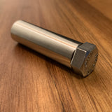 EXTSW 1/2" ID x 5/8” (.615") OD x 2” Thick 316 Stainless Shaft Spacer