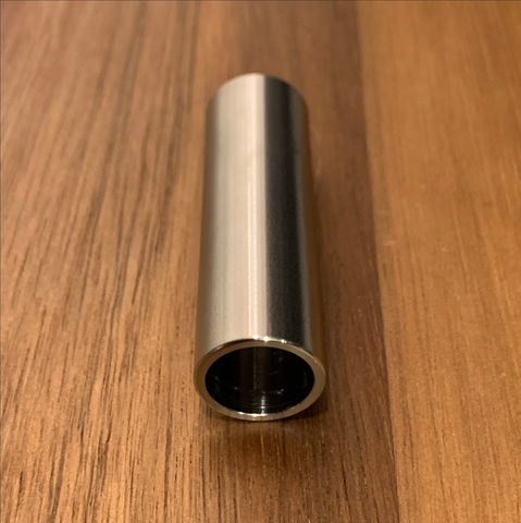 EXTSW 1/2” ID x (5/8”/.615" OD) x 3” thick 316 Stainless Shaft Spacer
